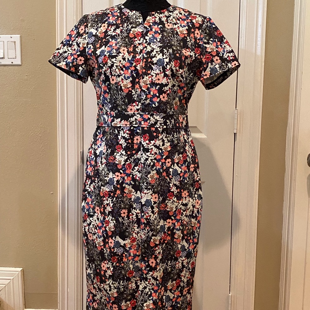 ERDEM NWT Raisa Floral Sheath Dress Size 12